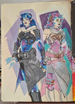 Sketchbook Painting (1) Sketchbook Painting (1)