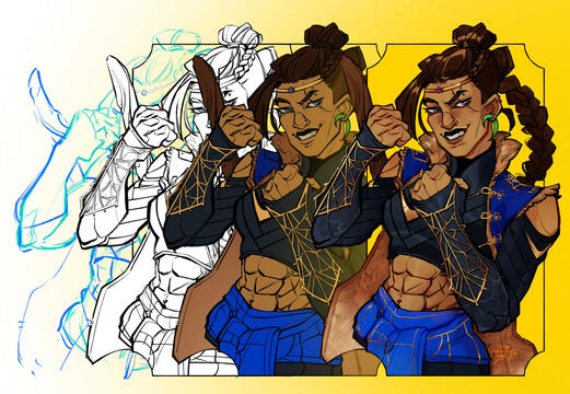 Beauregard ~ Drawing Stages